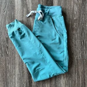 XXS FIGS Zamora Jogger Scrub Pants in Hydrogreen